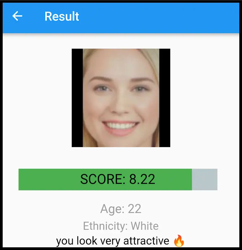 attractiveness test android app