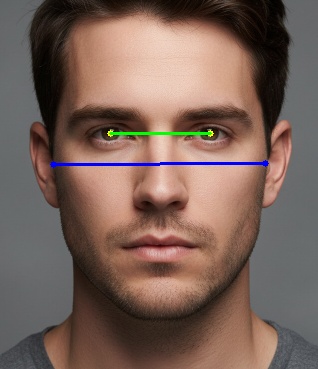 Interpupillary Distance Measurement Example